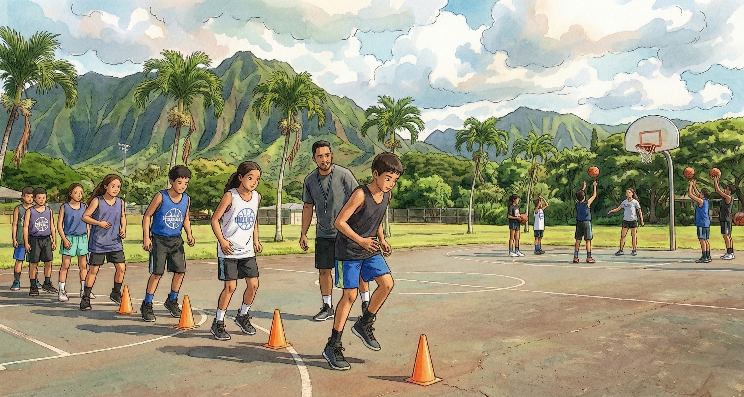 Raising Hoopers in Paradise: A Guide to Youth Basketball Training on Oahu