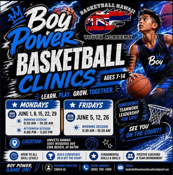 Boy Power Basketball Clinic - Monday Afternoon Session