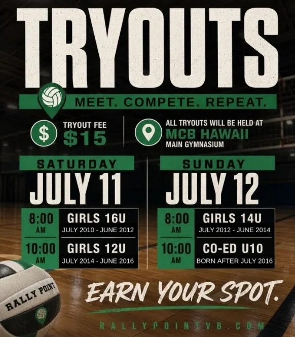 Girls 12U + Girls 16U Tryouts