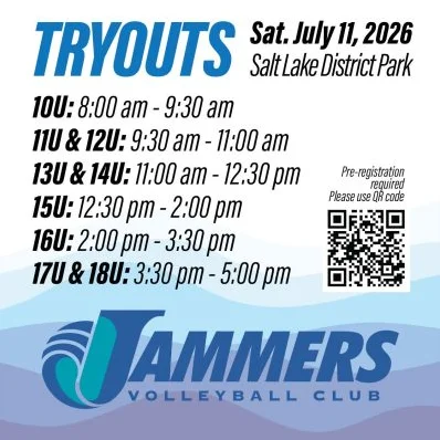Jammers Volleyball Club Tryouts