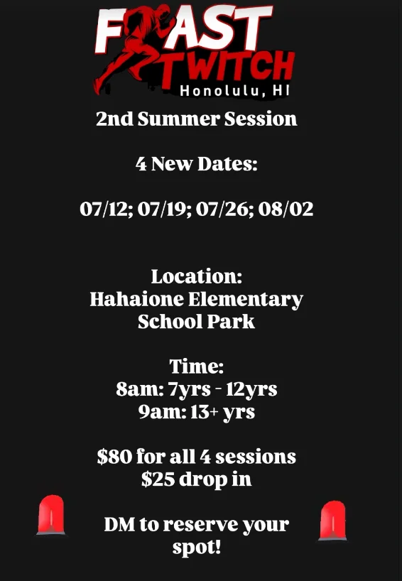 Fast Twitch 2nd Summer Session - Session 1