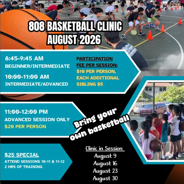 808 Basketball Clinic - August 30